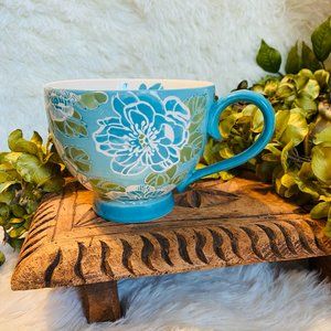 DUTCH WAX Handpainted Coffee Cup